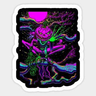 trippy halloween Sticker